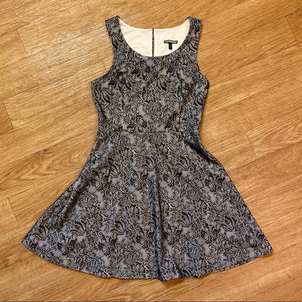 Express Lace Cocktail Dress
